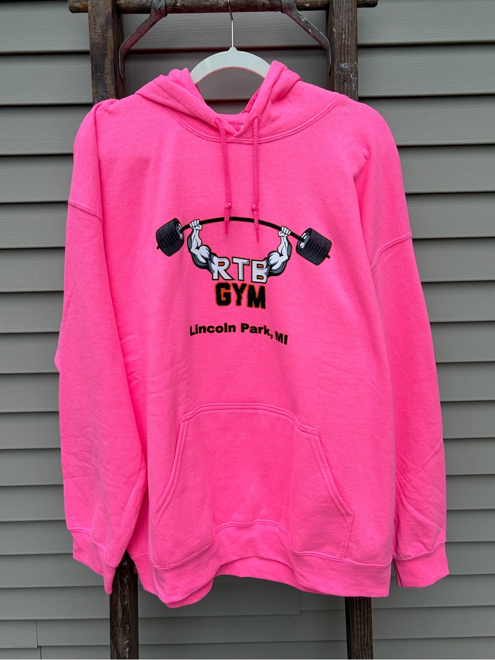 Gildan Neon Pink Heavy Blend Hoodie